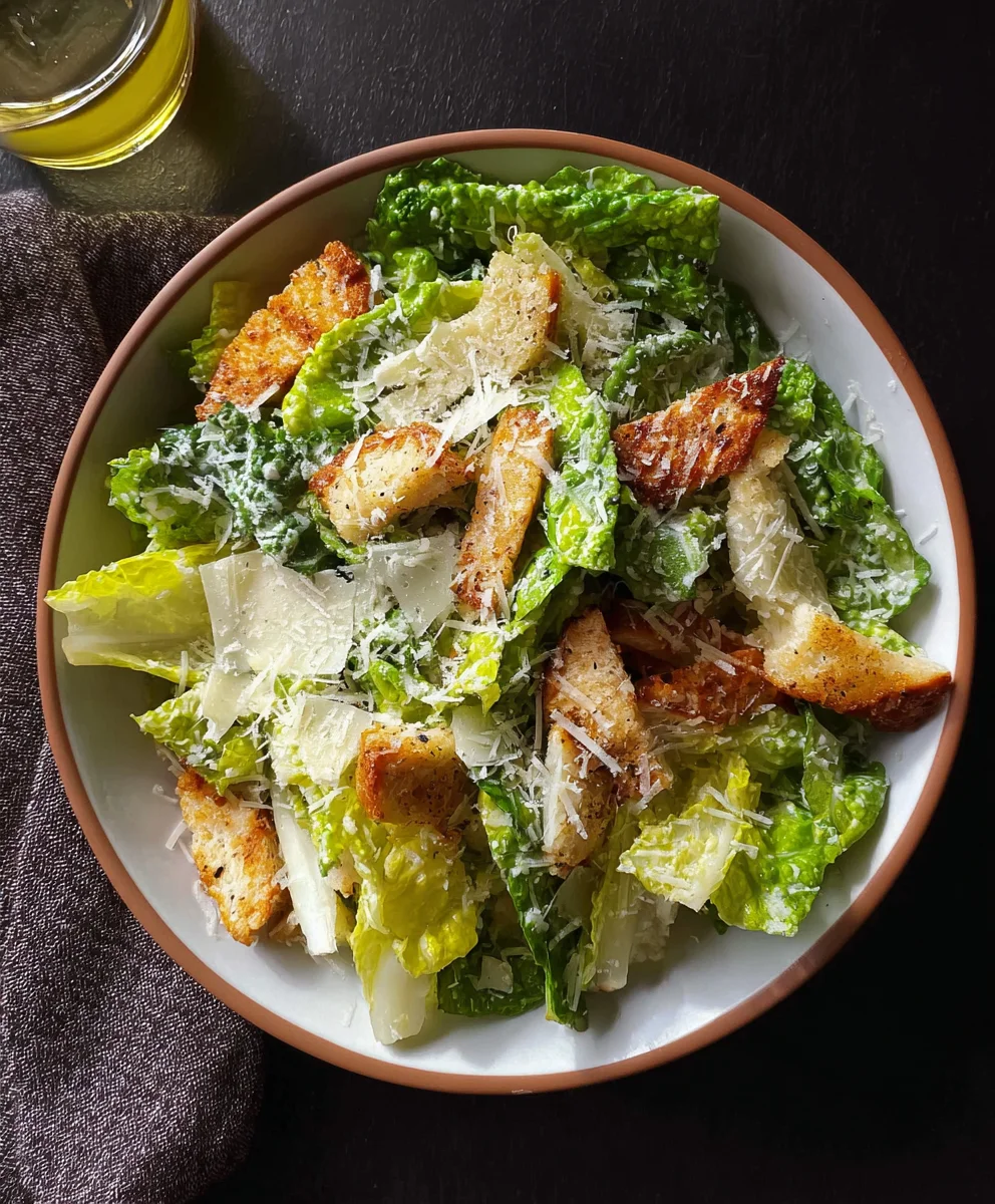 Easy Vegetarian Caesar Salad - A Delicious Twist