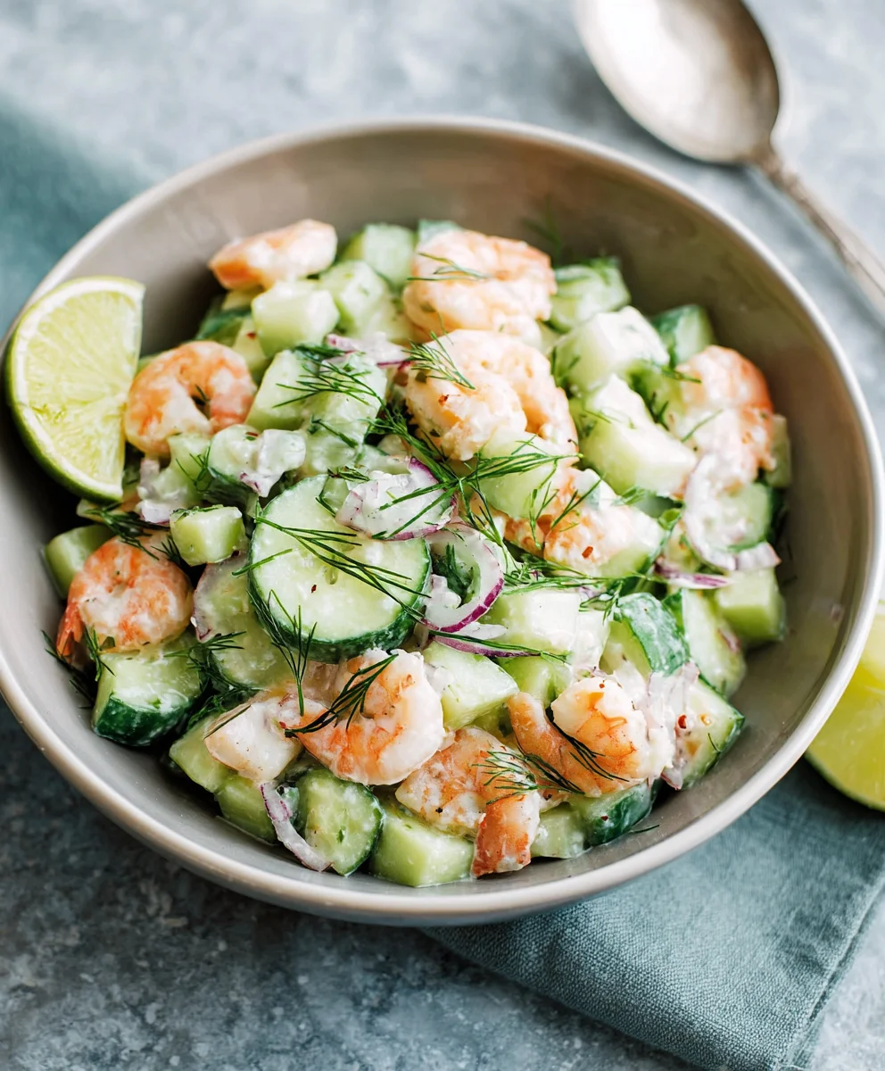 Crisp Cucumber Shrimp Salad - Easy & Refreshing Recipe