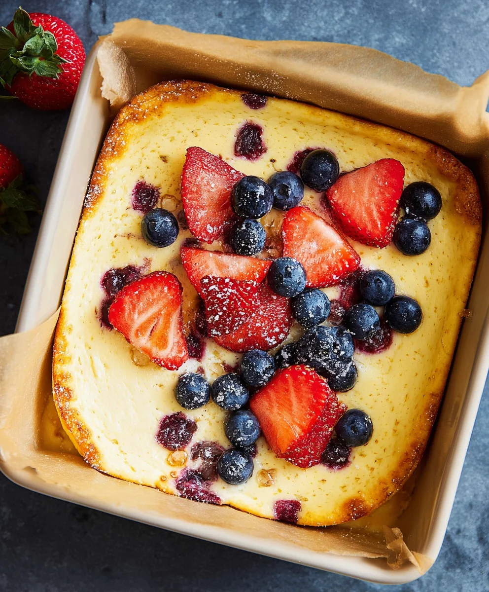 Easy Baked Yogurt - Creamy Delicious Dessert