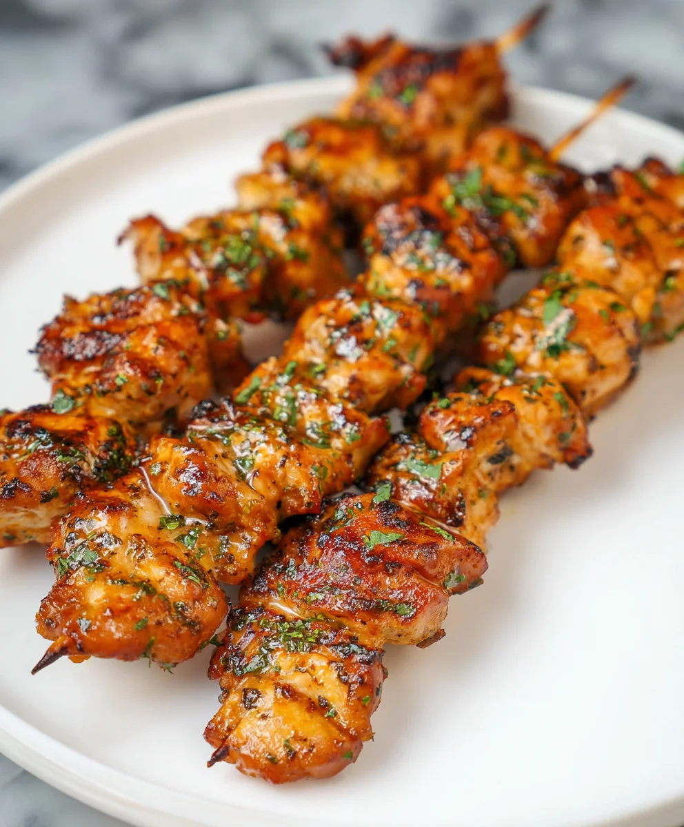 Easy Air Fryer Chicken Skewers-Quick & Juicy Recipe
