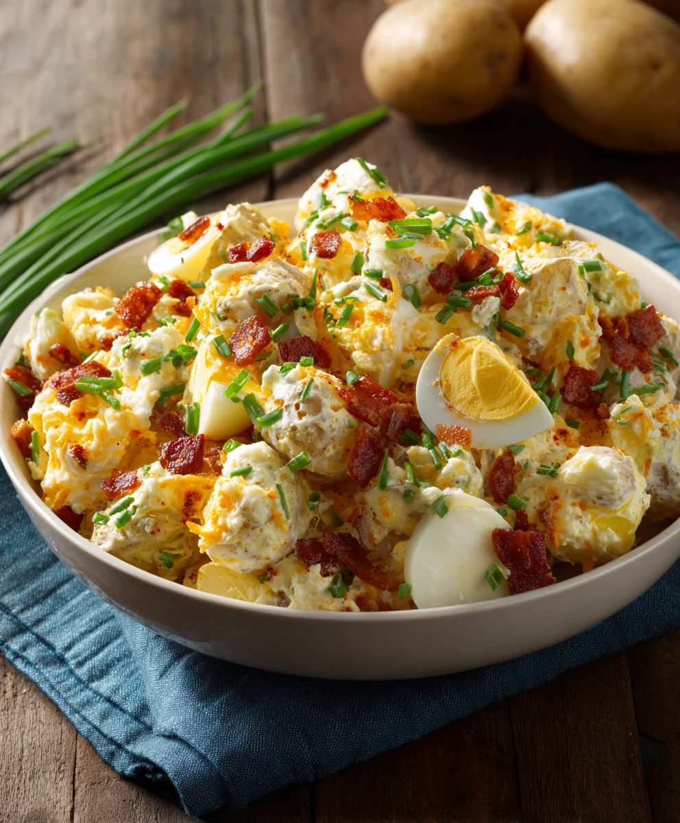 Loaded Beef Potato Salad Canyon Cookout - Delicious!
