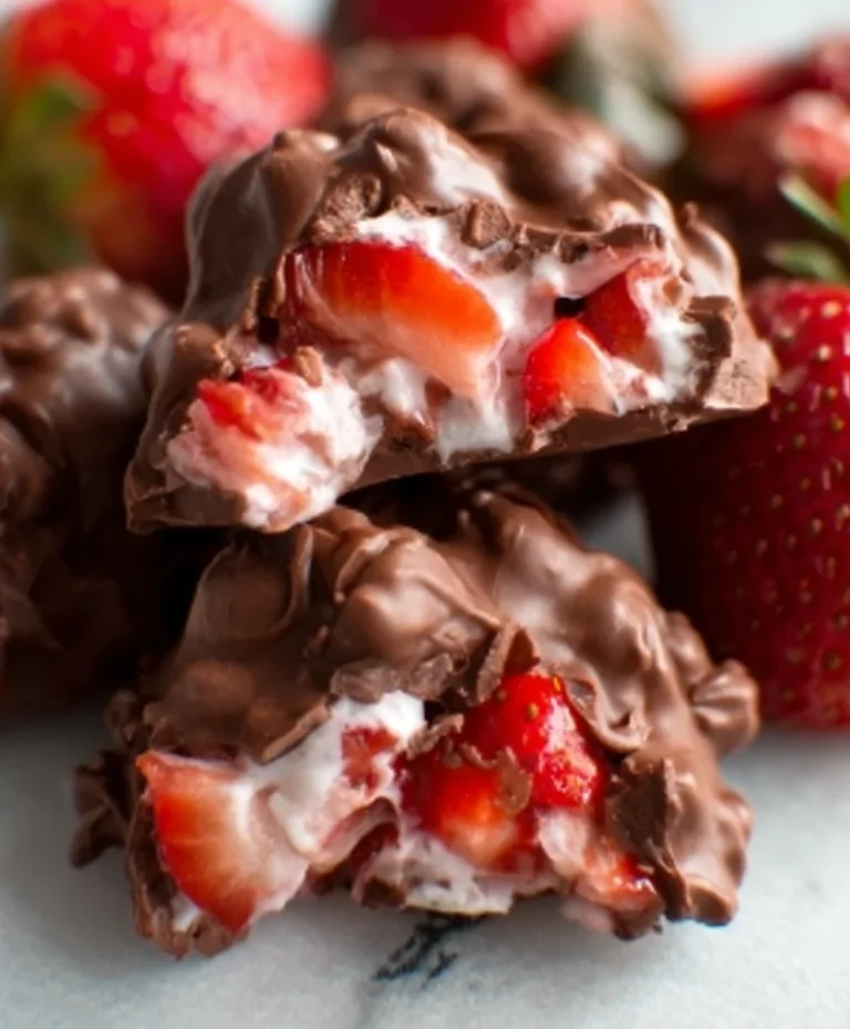 Viral Chocolate Strawberry Yogurt Clusters Easy Recipe
