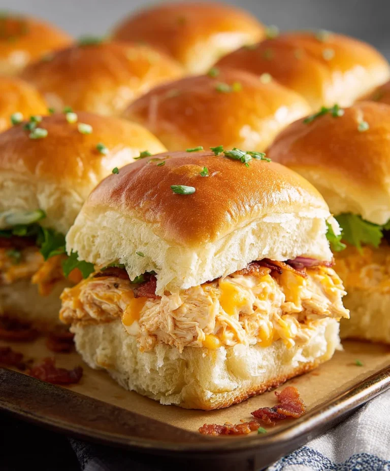 Crack Chicken Sliders-Easy Hawaiian Roll Appetizer