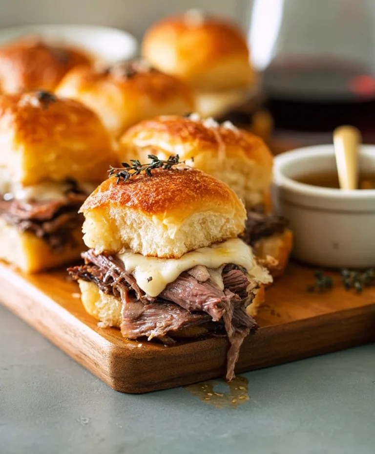 Easy French Dip Sliders – Flavorful Beef & Au Jus