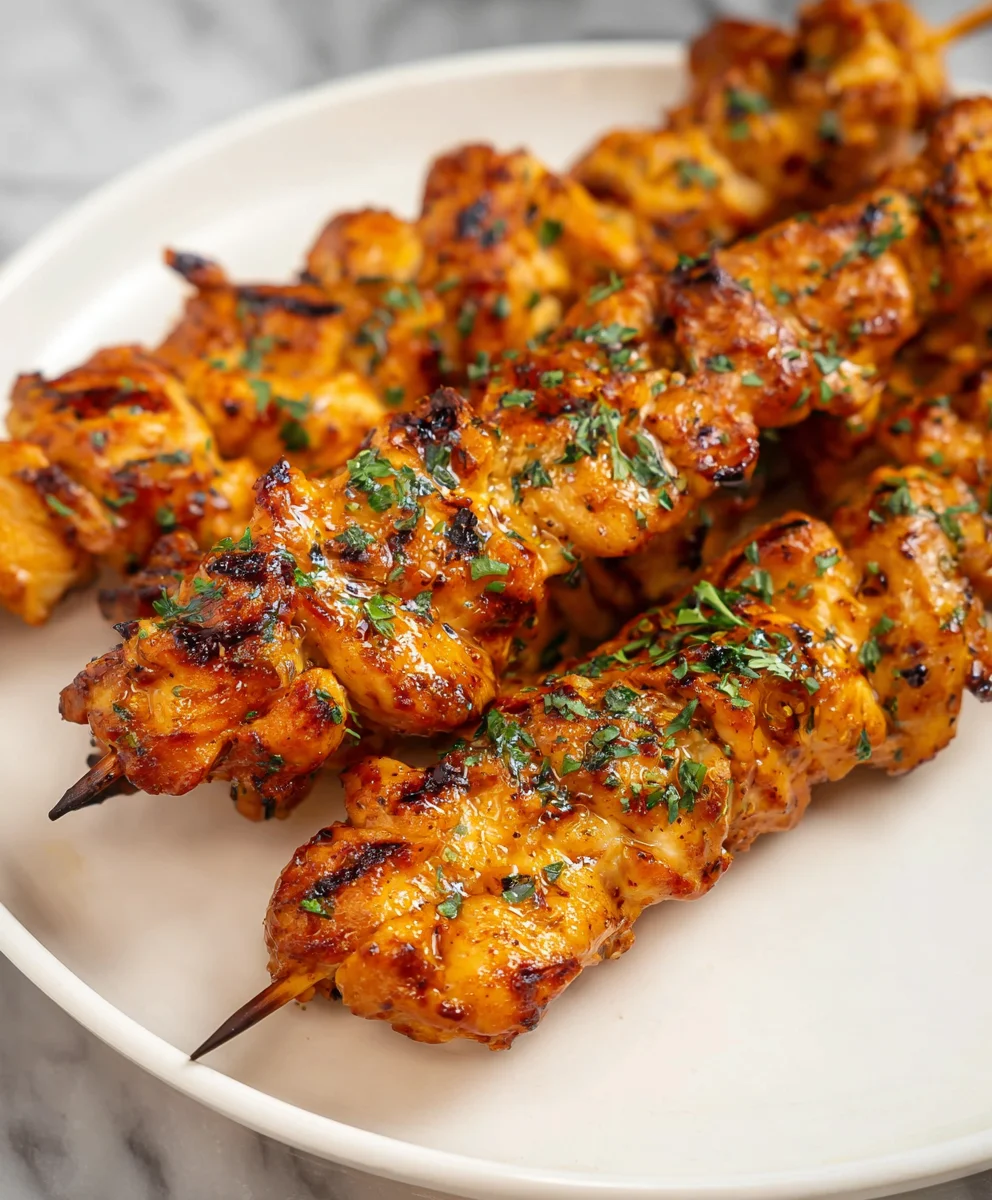 Easy Air Fryer Chicken Skewers-Quick & Juicy Recipe
