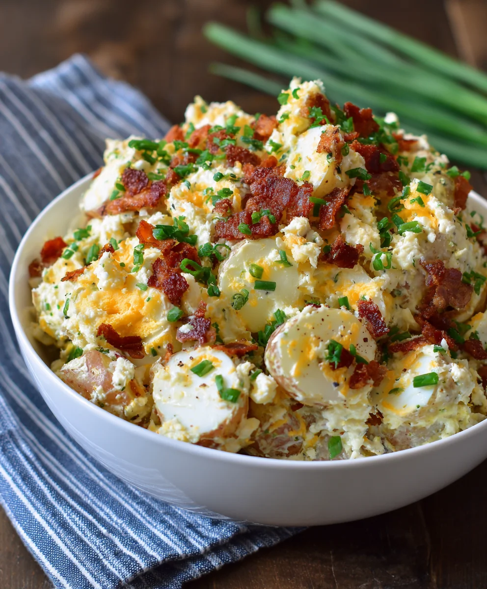 Loaded Beef Potato Salad Canyon Cookout - Delicious!