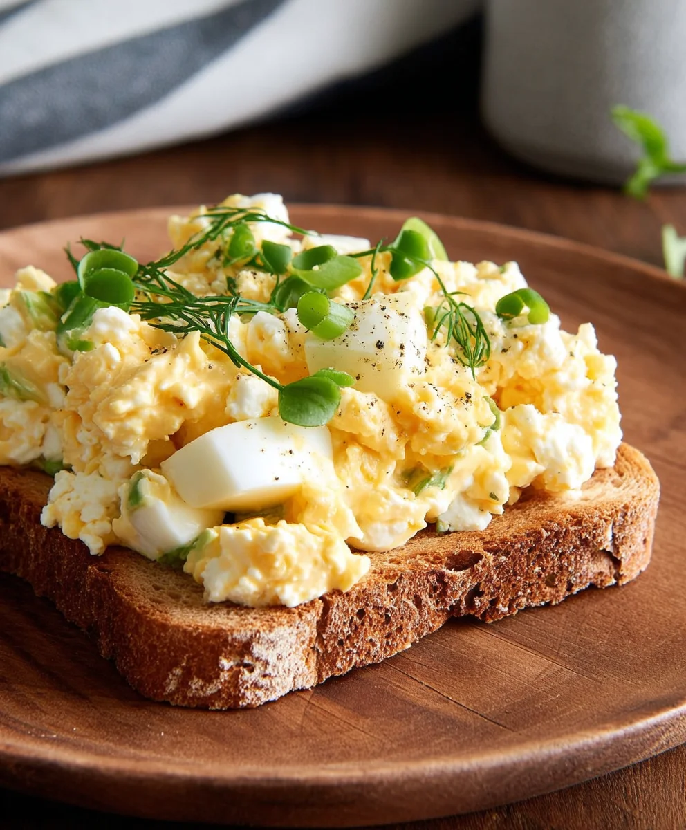 Egg Salad with Cottage Cheese No Mayo Healthy Twist