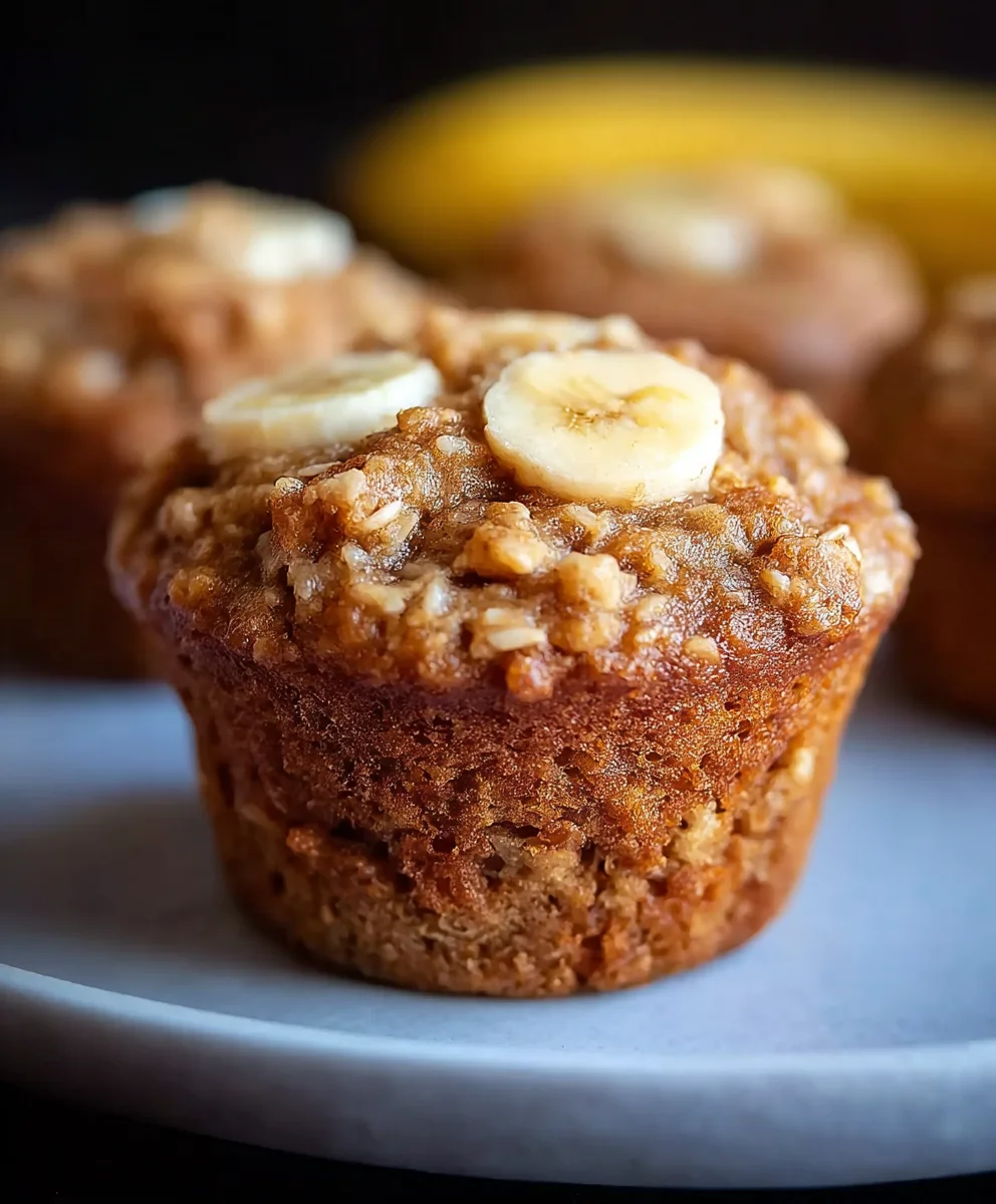 Healthy Banana Oatmeal Muffins-Easy & Delicious