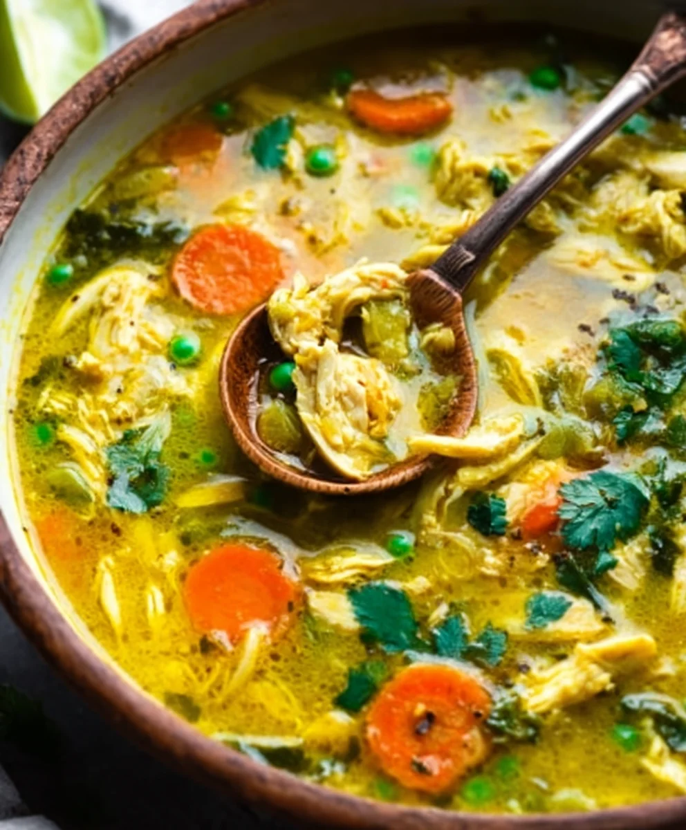 Anti Inflammatory Turmeric Chicken Soup - Soothing & Flavorful