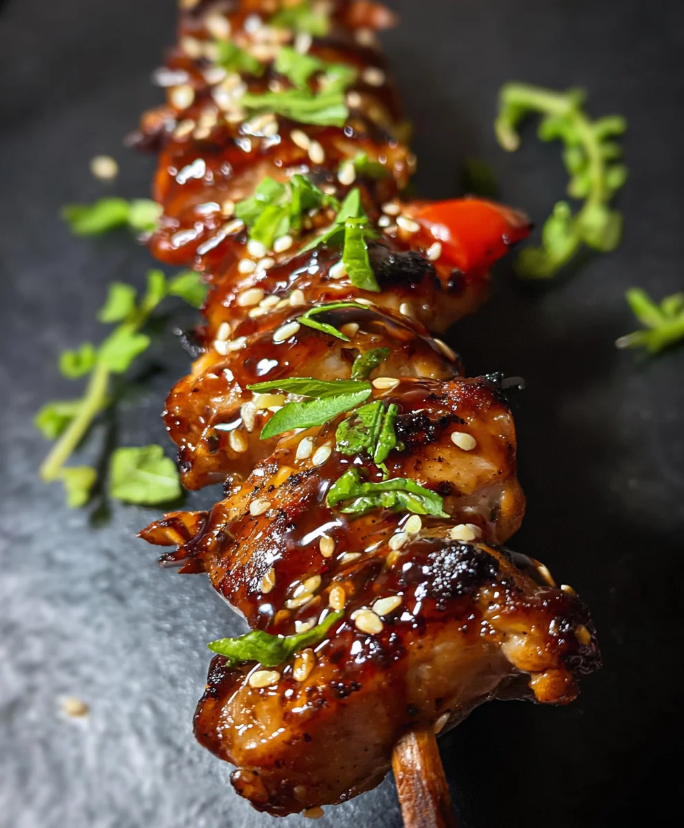 Easy Teriyaki Beef Skewers- Grill or Bake