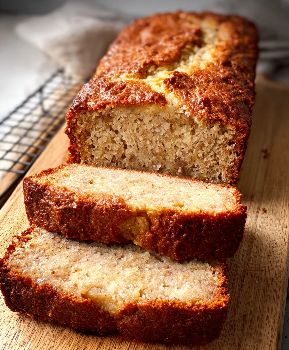 Moist Cottage Cheese Banana Bread - Easy Healthy Bake