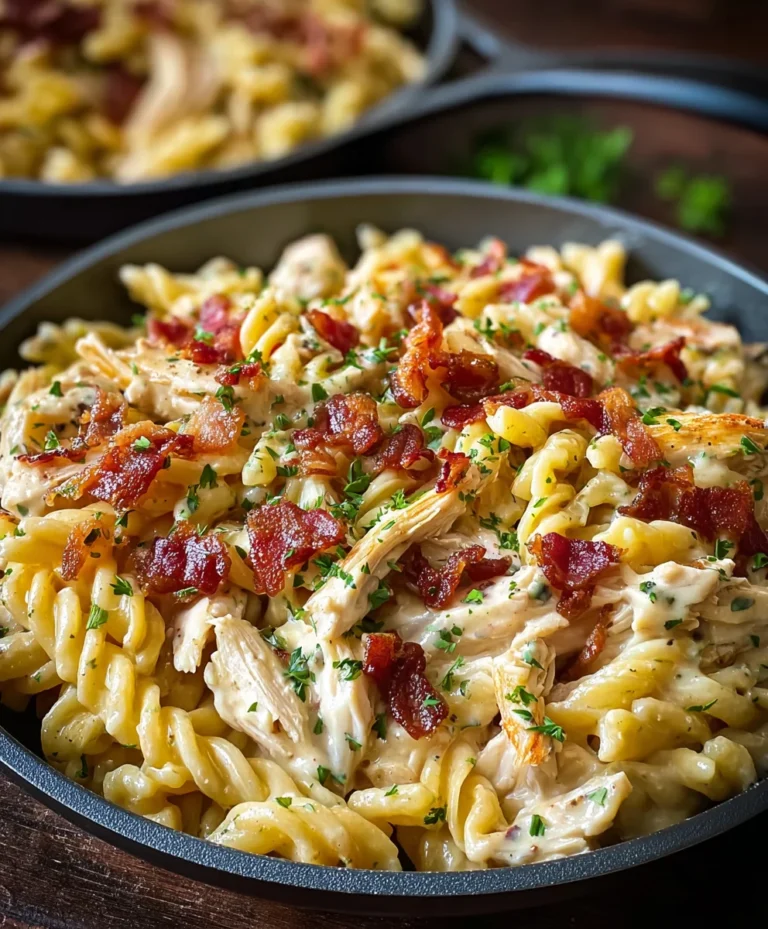 One-Pan Creamy Beef Ranch Chicken Pasta