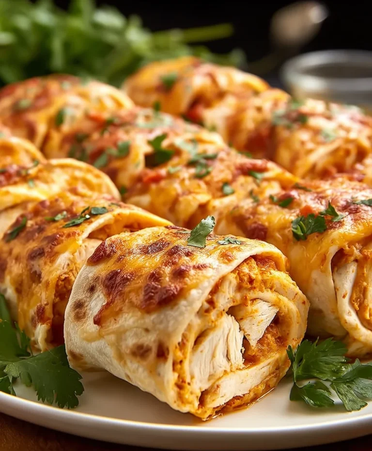 Easy Chicken Enchilada Roll Ups- Quick Dinner Idea