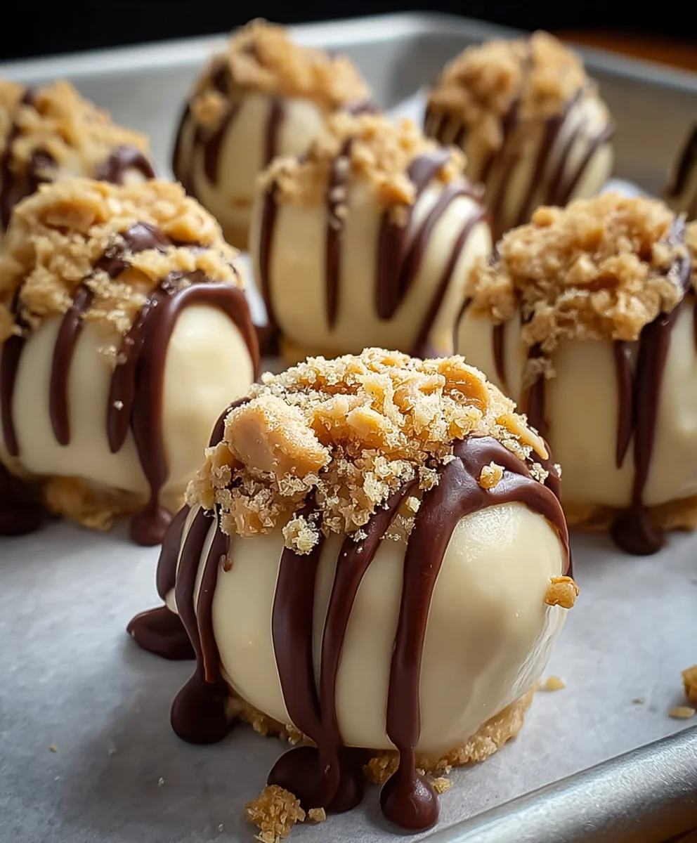 Easy No-Bake Peanut Butter Cheesecake Balls Recipe