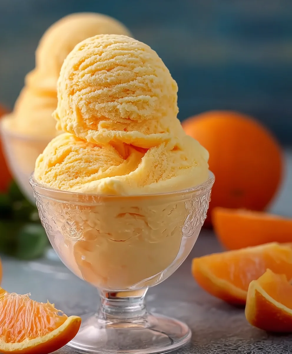 Easy Orange Crush Sherbet Recipe - Refreshing Dessert