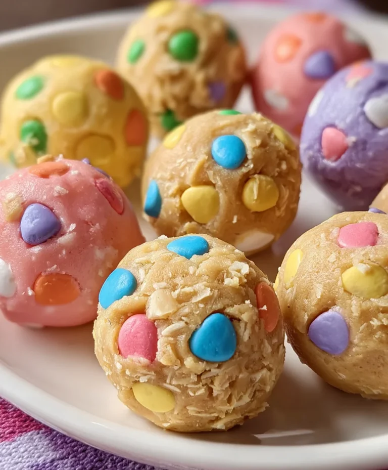 Easter Egg Cookie Dough Bites-Easy No-Bake Treat