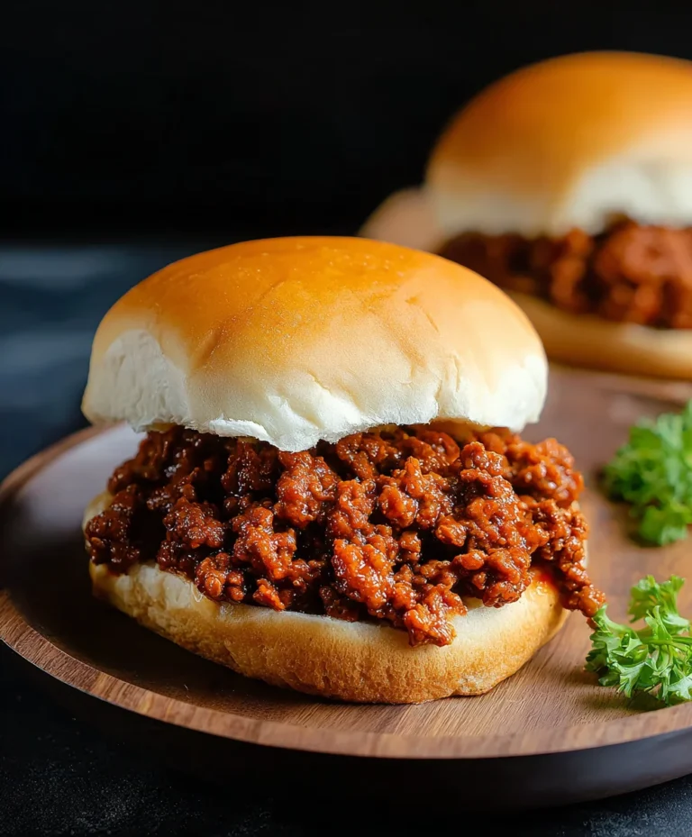 Easy Homemade Beef Sloppy Joes Quick Recipe
