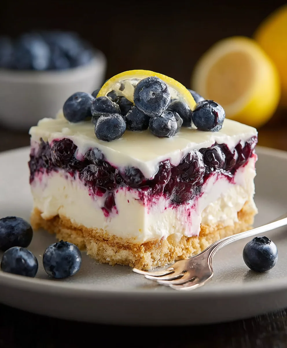 Lemon Blueberry Delight - Easy Summer Dessert Recipe
