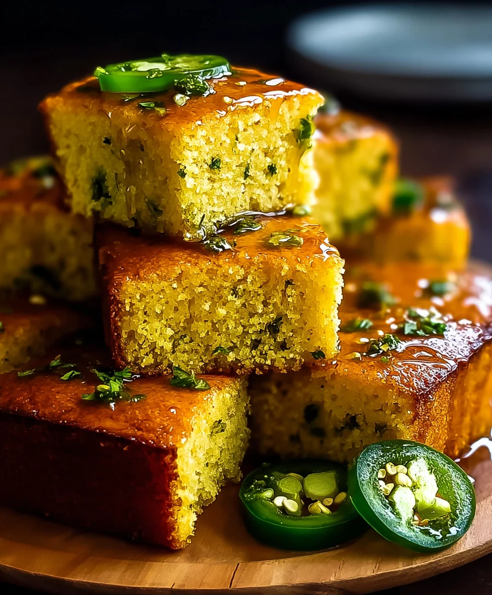 Spicy Jalapeno Cornbread - Sweet Lime Glaze Recipe
