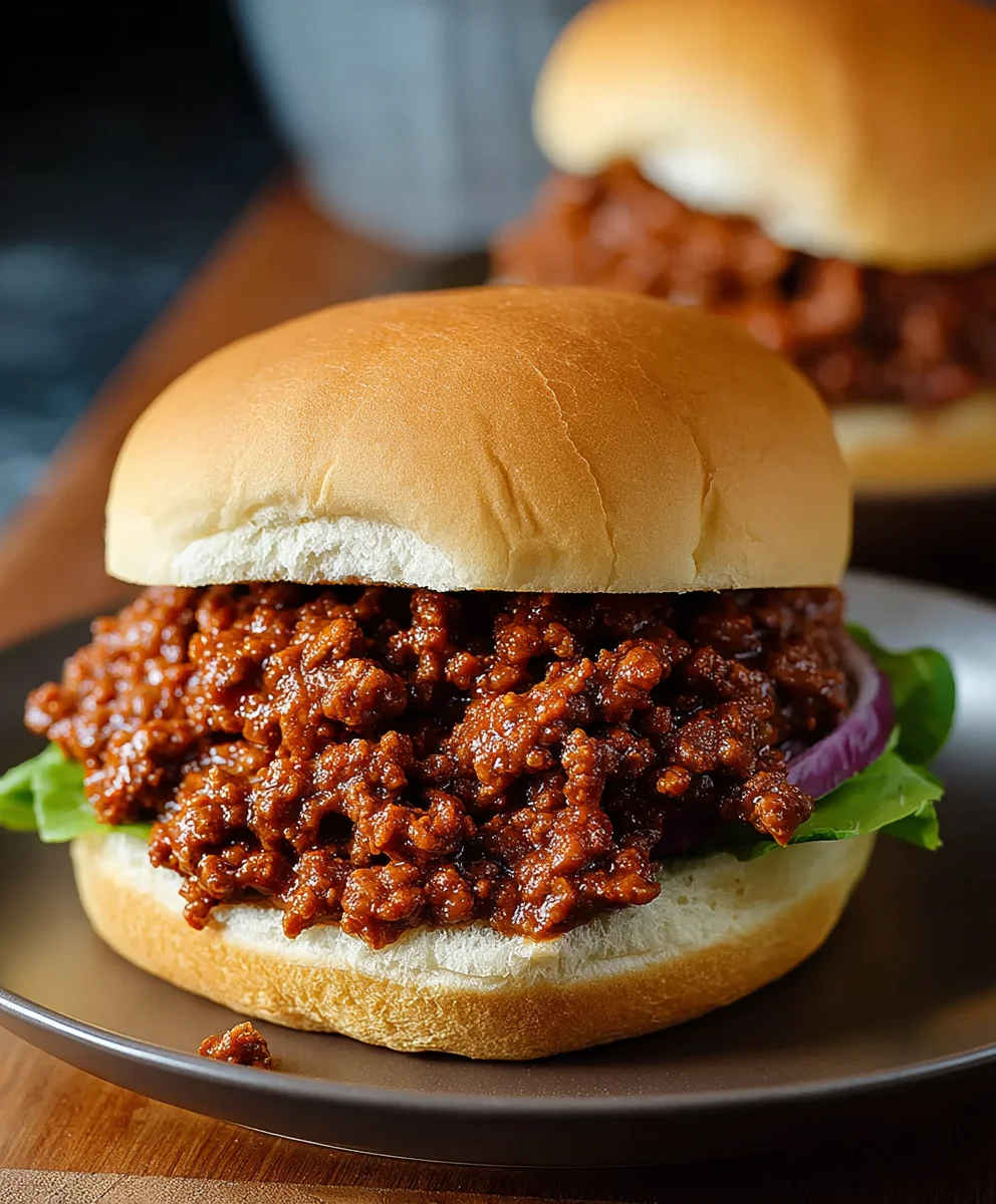 Easy Homemade Beef Sloppy Joes Quick Recipe