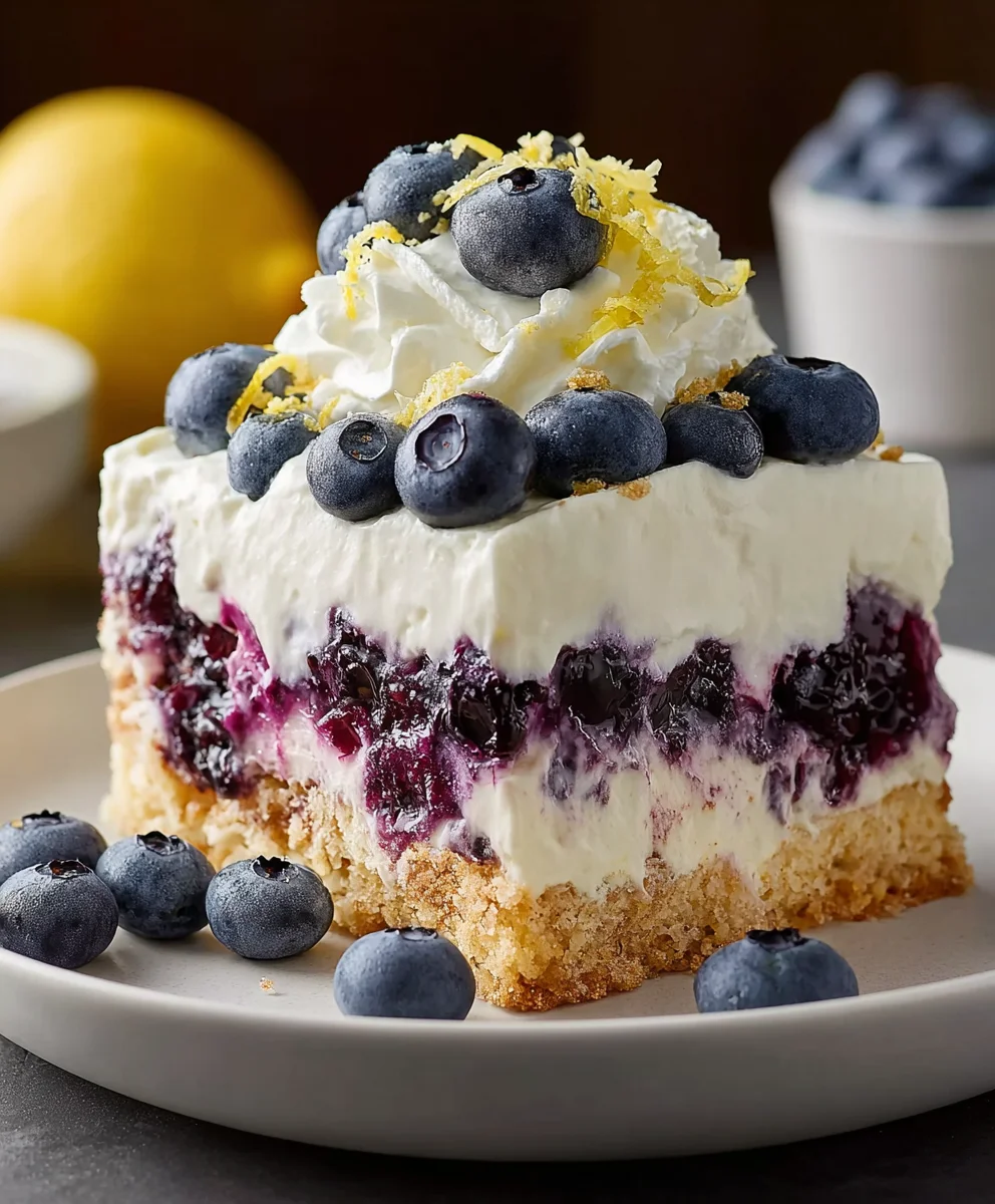 Lemon Blueberry Delight - Easy Summer Dessert Recipe
