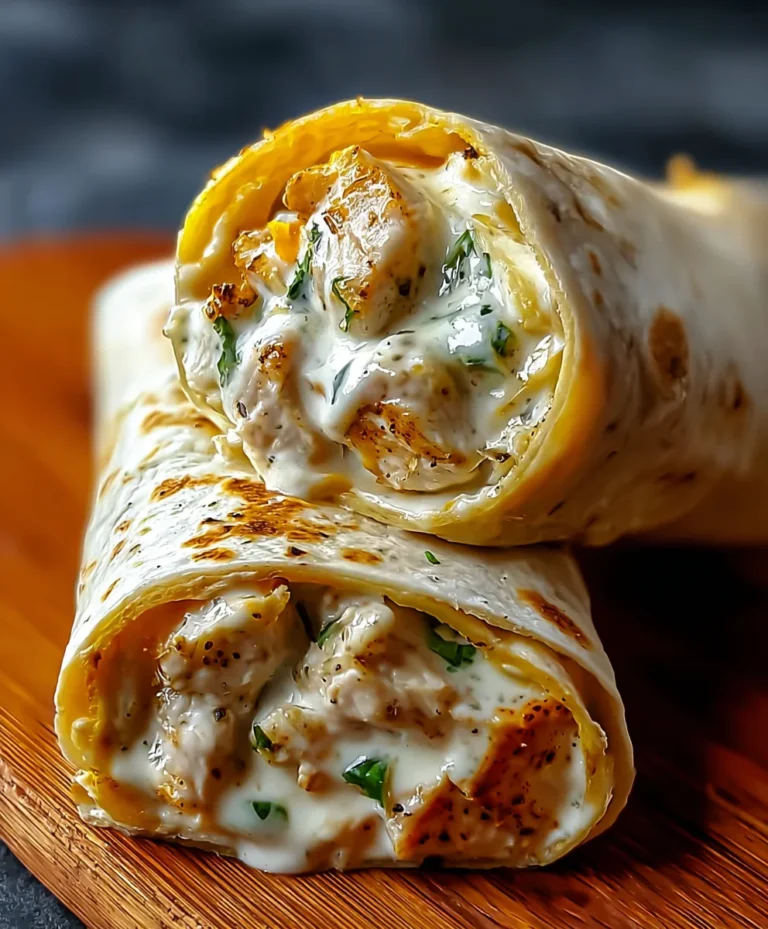 Cheesy Garlic Chicken Wraps- Easy Weeknight Meal
