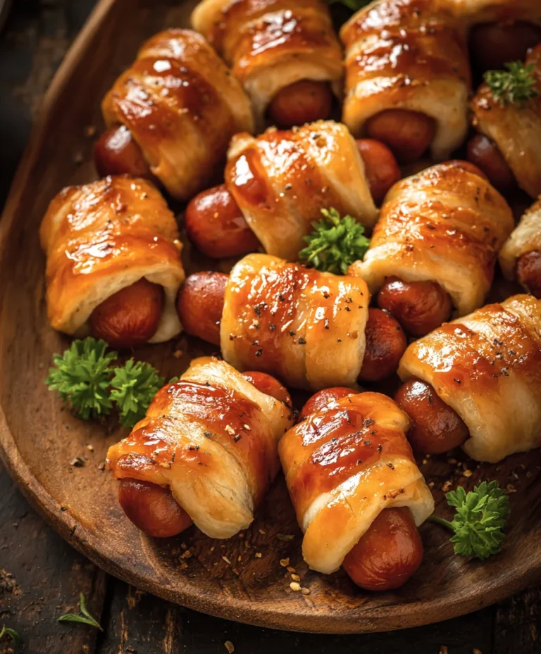 Easy Glazed Beef in a Blanket Recipe-Party Favorite