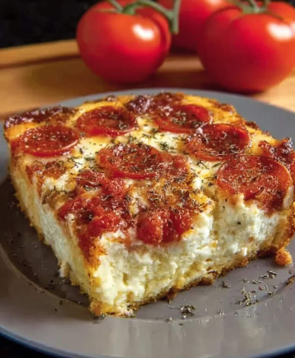 Easy Pizza Cottage Cheese Bake Recipe