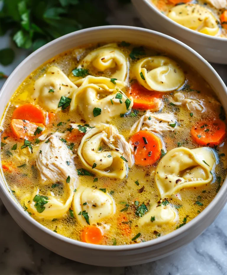Easy Chicken Tortellini Soup Recipe – Quick Comfort Food