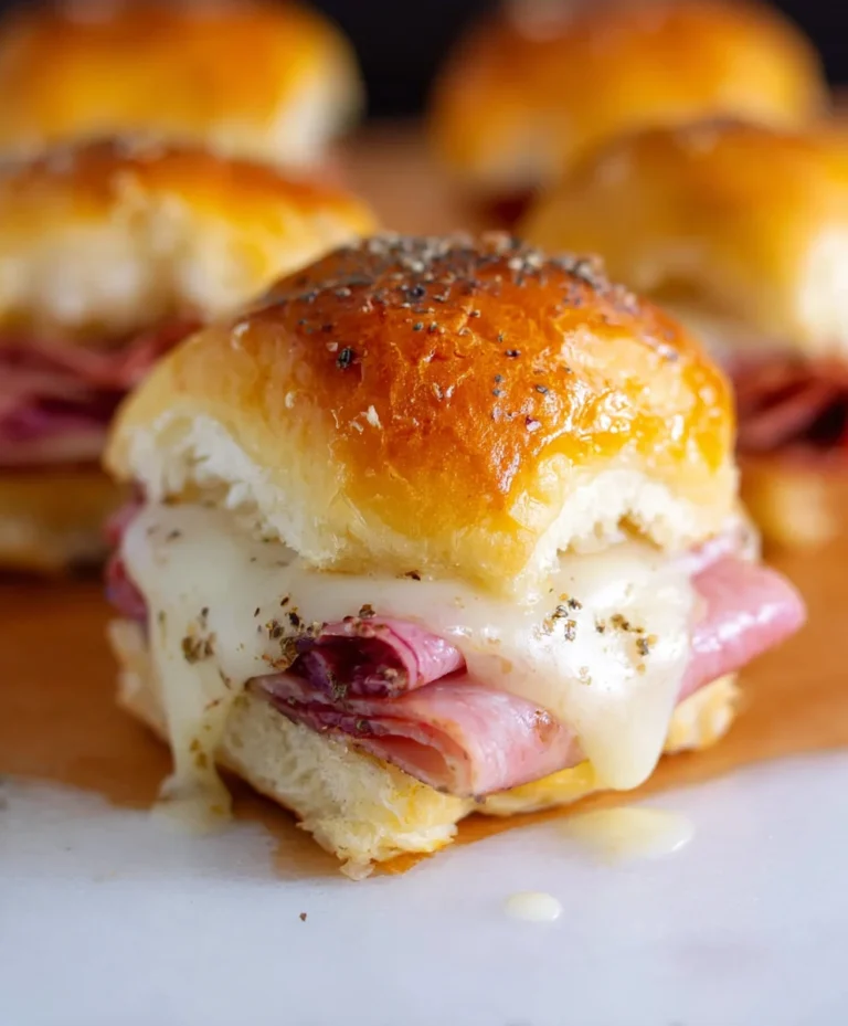 Beef Beef Ham Cheese Sliders – Easy Crowd-Pleaser