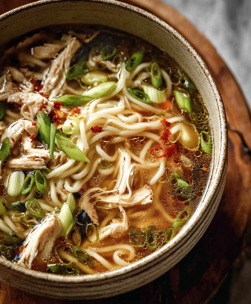 Aromatic Gin Extract-Free Chicken Noodle Soup Recipe