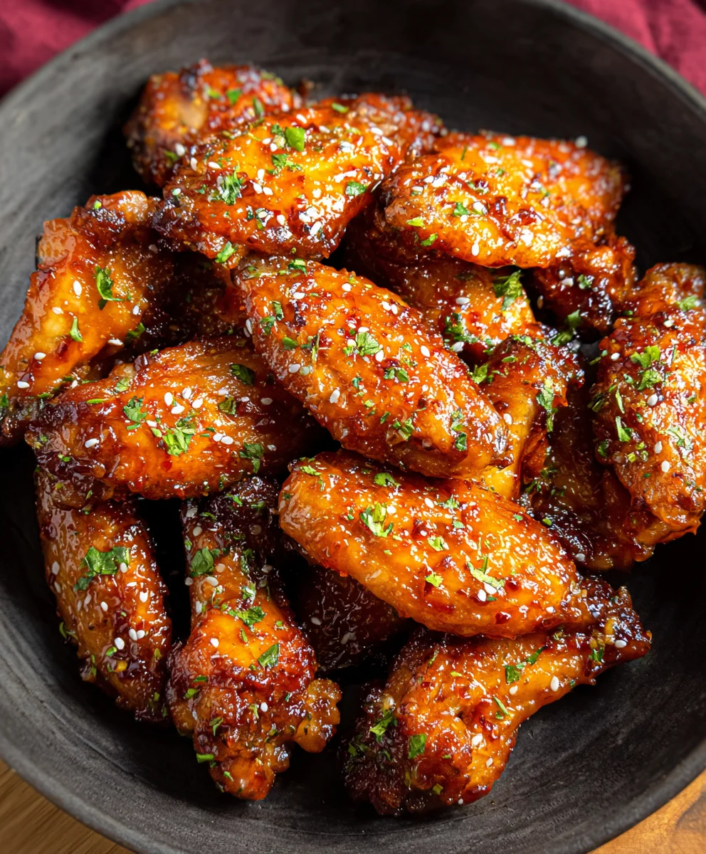 Honey Garlic Chicken Wings-Easy Delicious Recipe