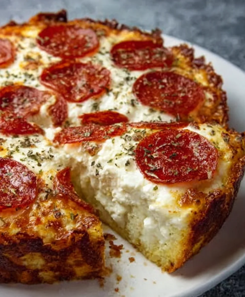 Easy Pizza Cottage Cheese Bake Recipe