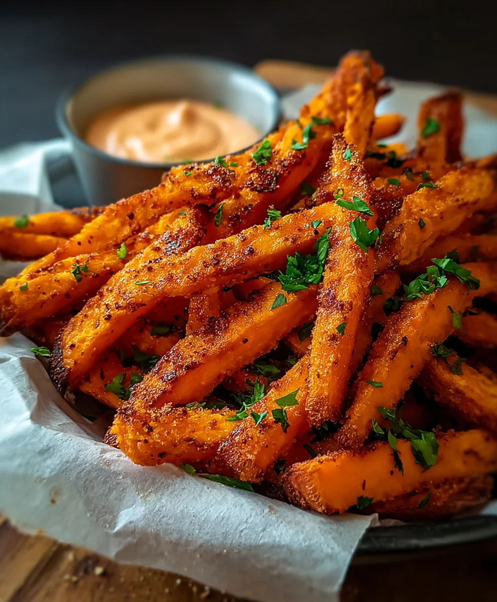 Crispy Oven Baked Sweet Potato Fries