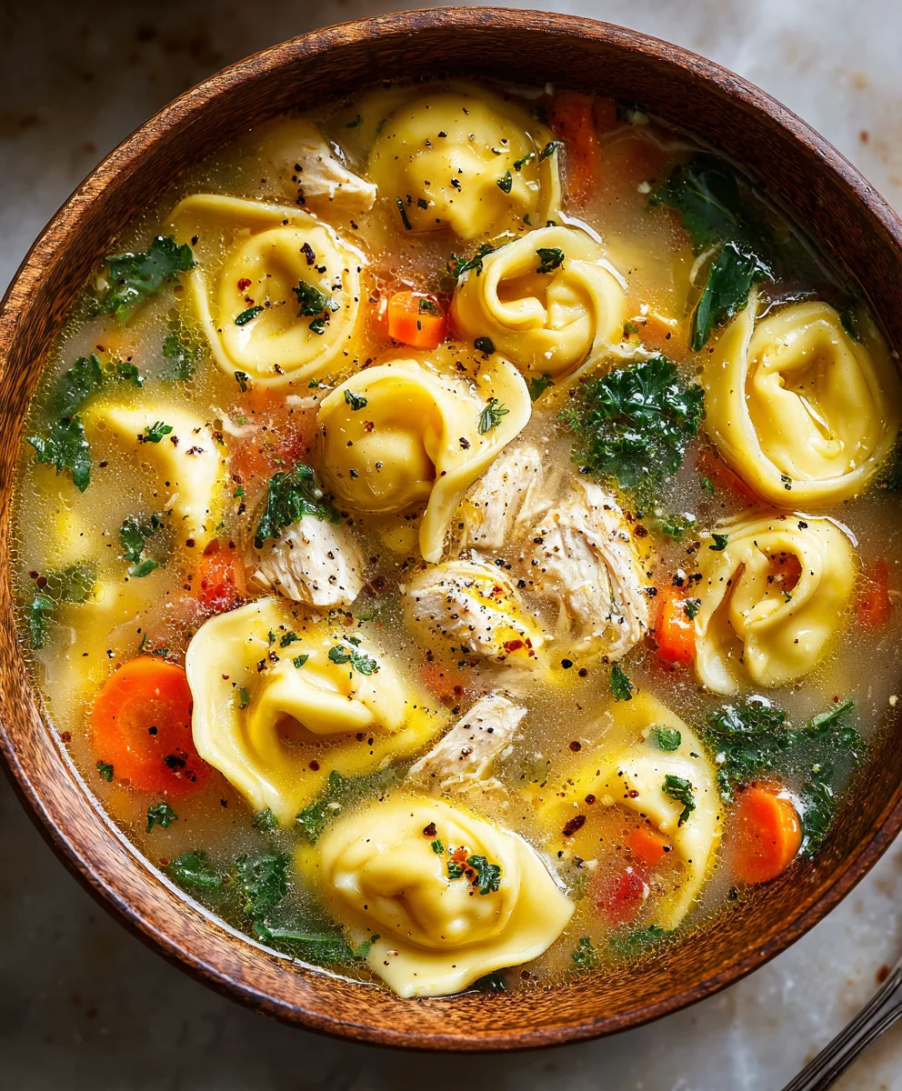Easy Chicken Tortellini Soup Recipe - Quick Comfort Food