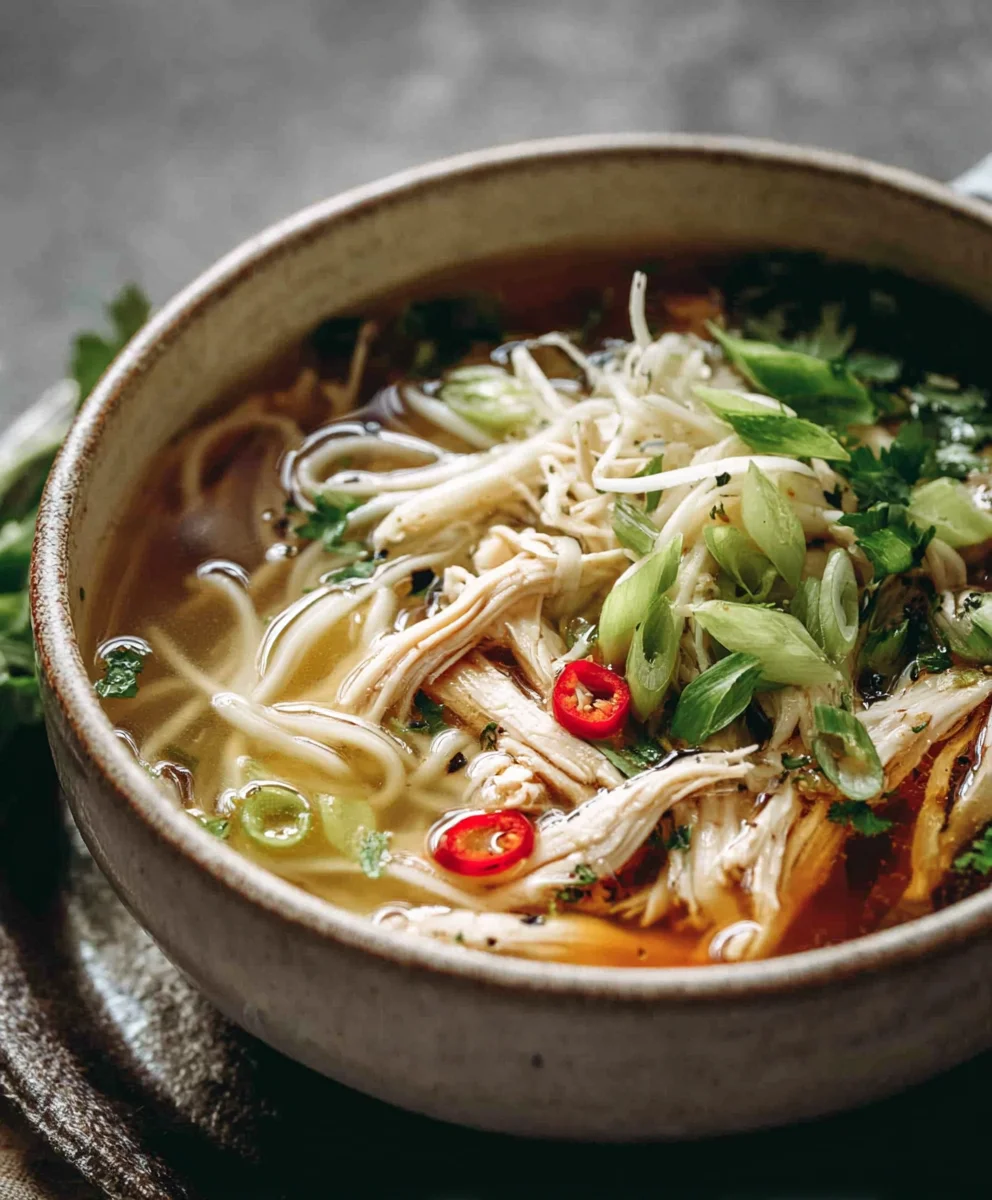 Aromatic Gin Extract-Free Chicken Noodle Soup Recipe