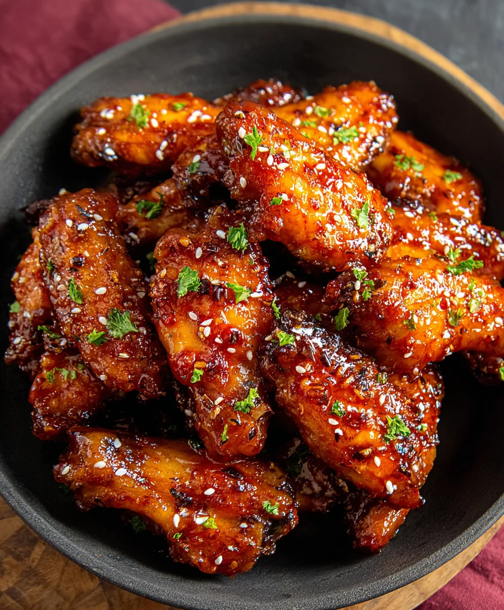 Honey Garlic Chicken Wings-Easy Delicious Recipe