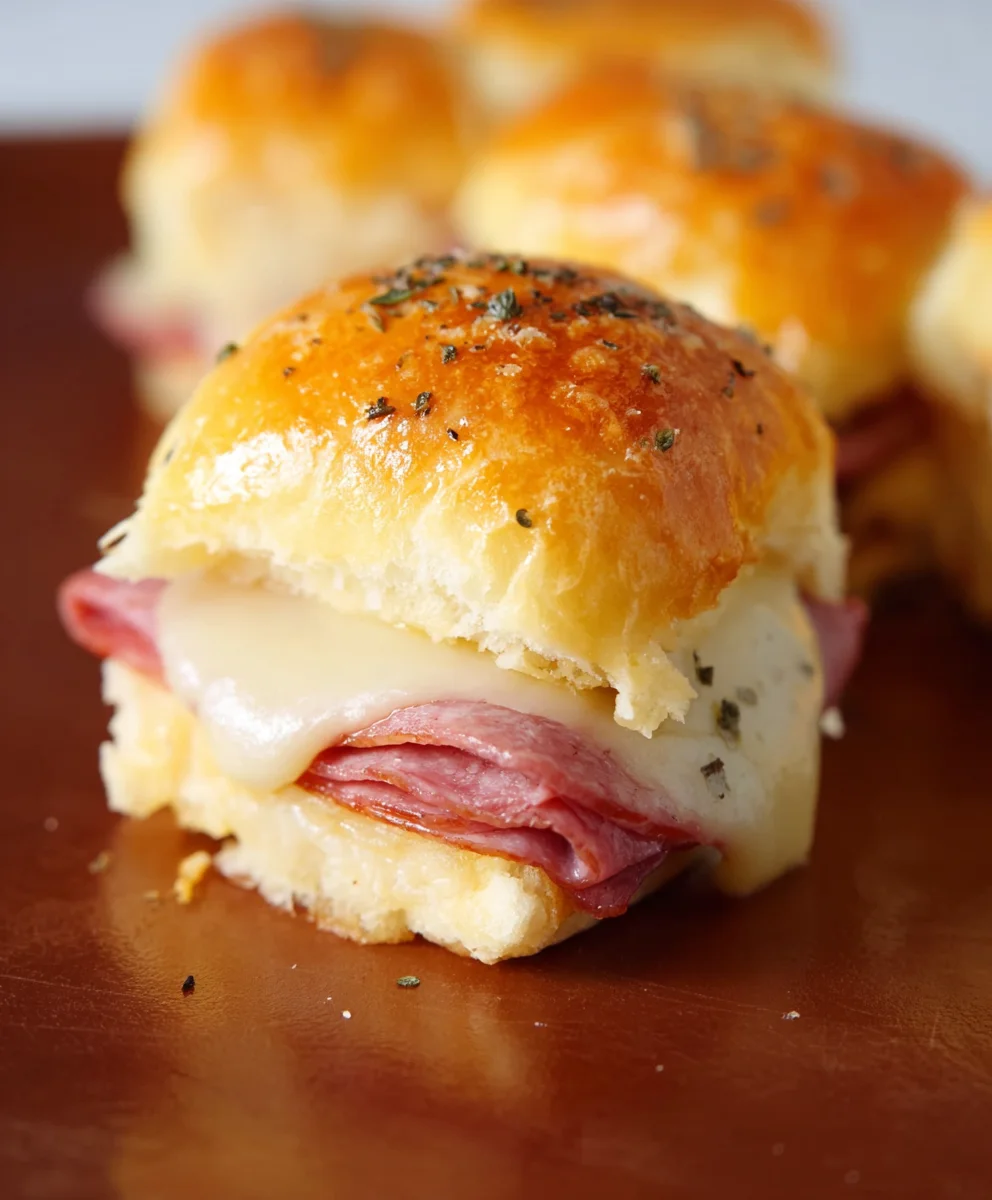 Beef Beef Ham Cheese Sliders - Easy Crowd-Pleaser