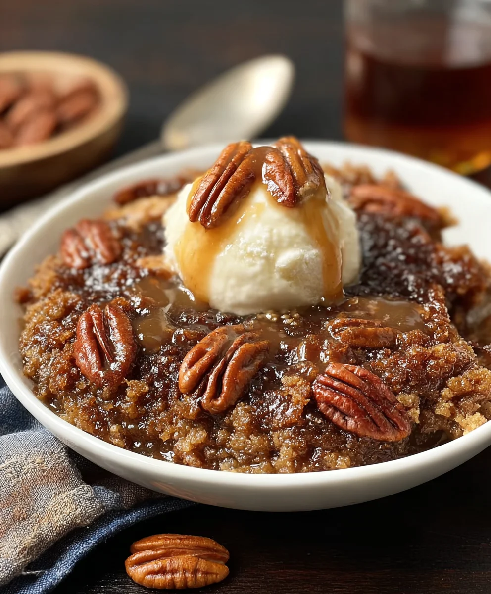 Easy Pecan Pie Cobbler- Comfort in Every Bite