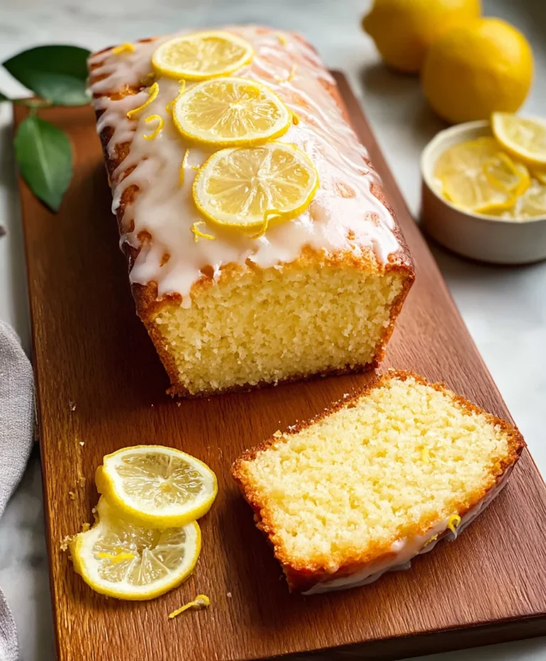 Easy Lemon Loaf Cake- Delicious Citrus Treat