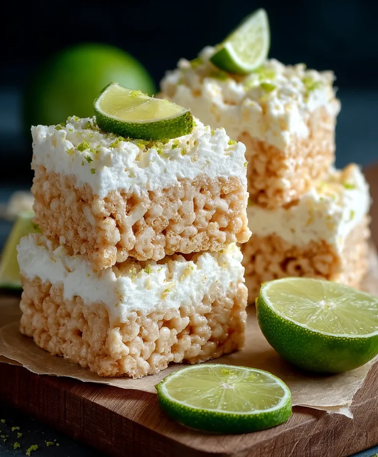 Key Lime Pie Rice Treats – Zesty No-Bake Dessert