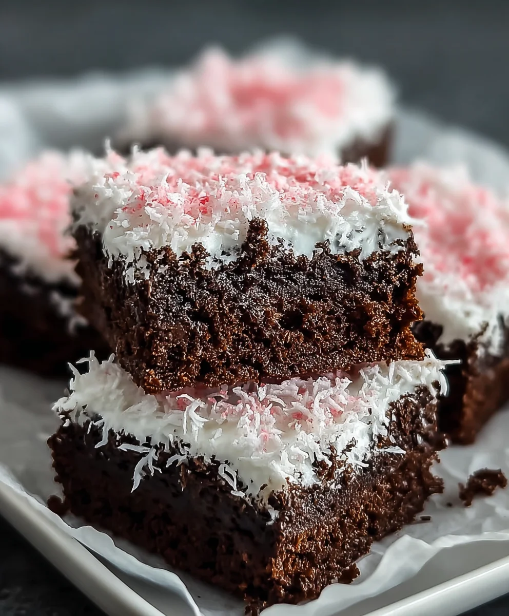 Sno Ball Brownies Delight-Easy Moist Chocolate Cake