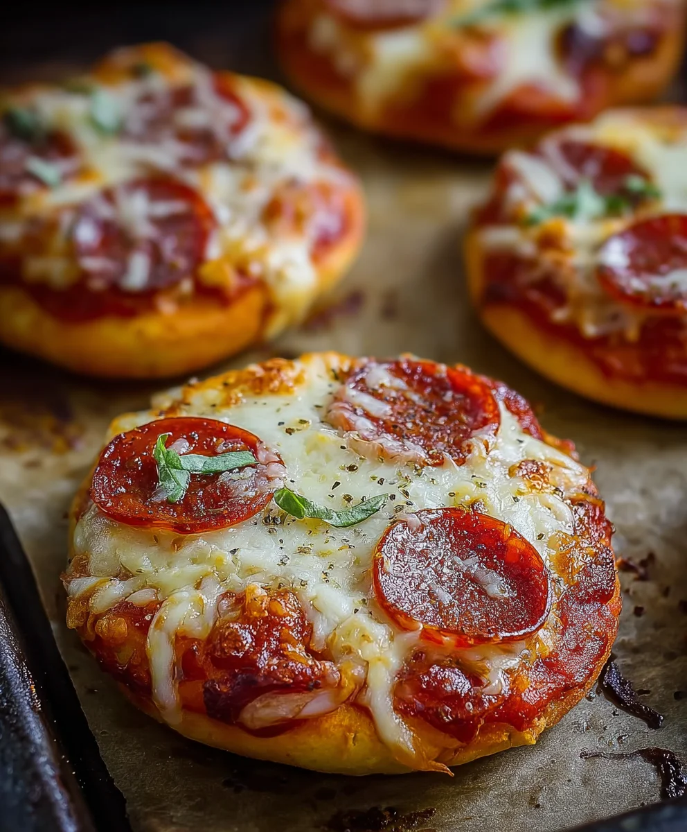 Easy Mini Lunchbox Pizzas- Kid-Friendly & Quick