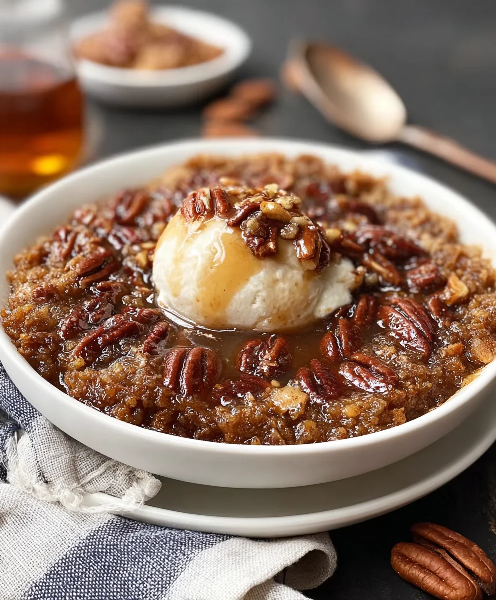 Easy Pecan Pie Cobbler- Comfort in Every Bite