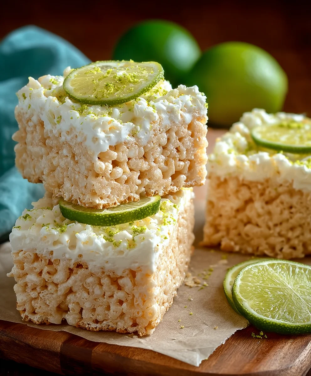 Key Lime Pie Rice Treats - Zesty No-Bake Dessert