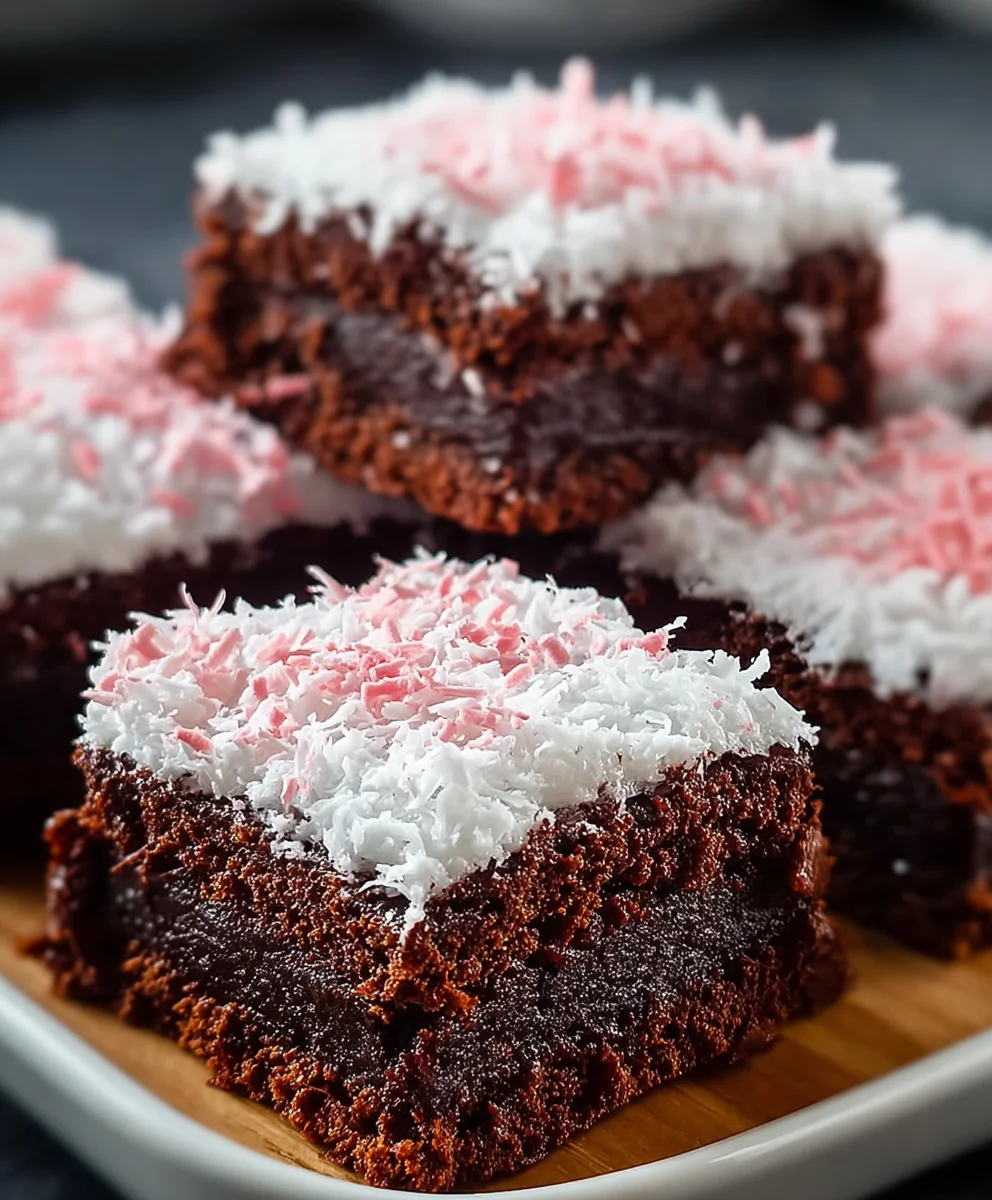 Sno Ball Brownies Delight-Easy Moist Chocolate Cake