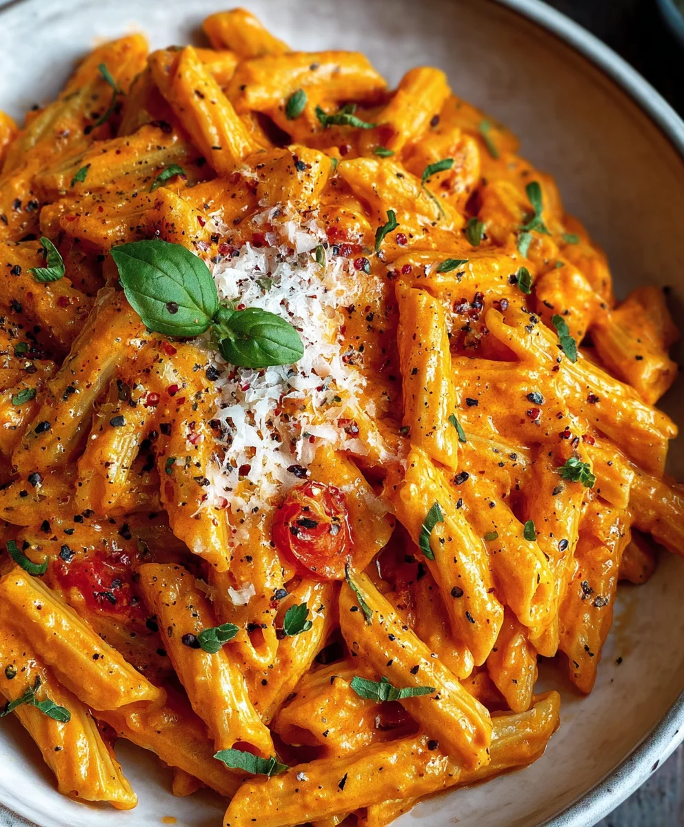 Creamy Tomato Garlic Pasta - Easy & Delicious Recipe
