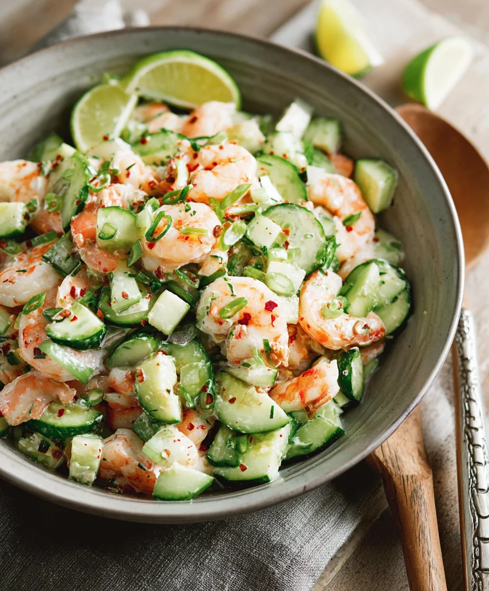 Crisp Cucumber Shrimp Salad - Easy & Refreshing Recipe
