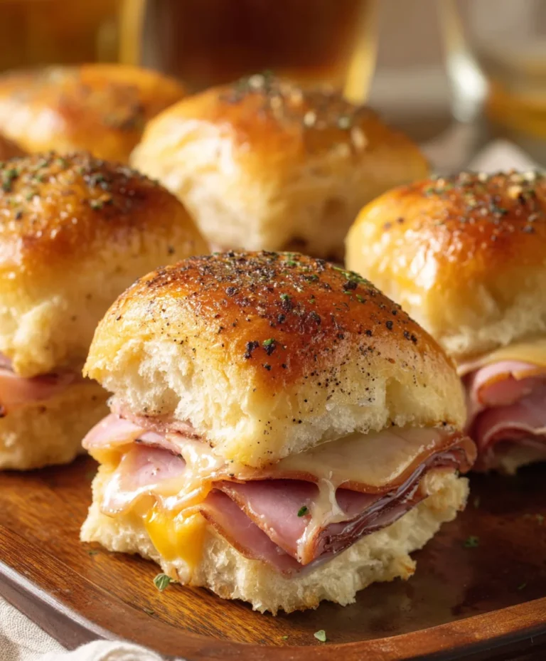 Beef Beef Ham Cheese Sliders – Easy Baked Dinner Idea