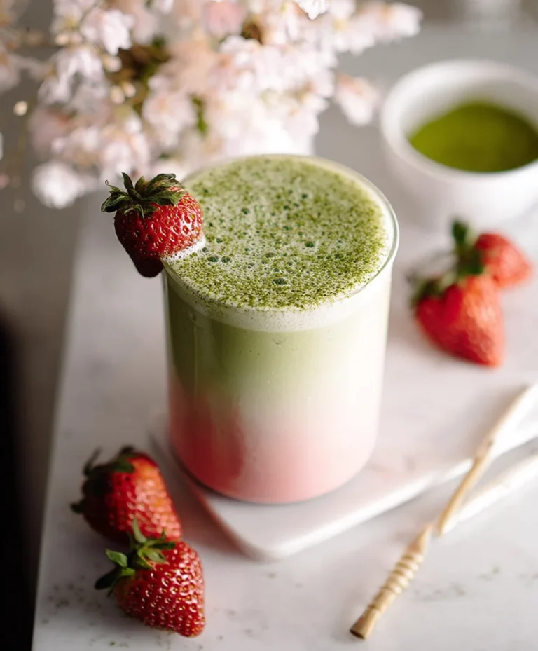 Strawberry Matcha Latte – Refreshing & Delicious Drink